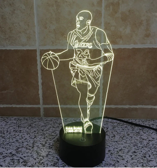 Kobe Bryant 3D lamp